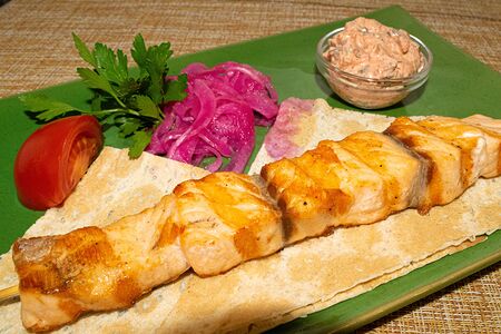 Шашлык из семги