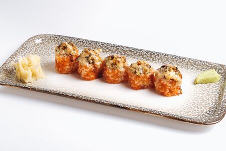 Ролл Горячий с мидиями