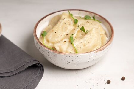 Вареники с картофелем и шампиньонами