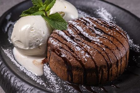 Шоколадный фондан