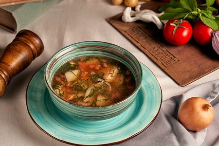 Уха из двух видов рыбы