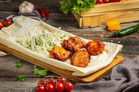 Шашлык из филе куриной грудки