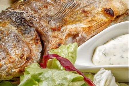 Дорадо на гриле