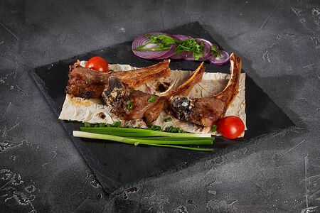 Шашлык из бараньей корейки