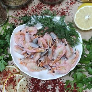 Креветка северная отварная