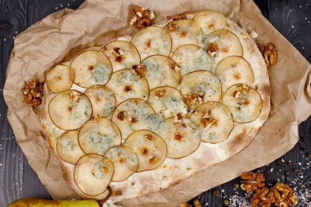 Римская пицца Груша и горгонзола