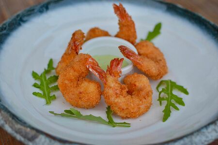 Креветки Васаби