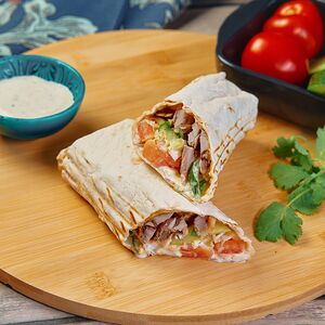 Шаверма из свинины в лаваше