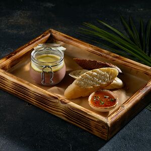 Паштет из куриной печени с манговым чатни