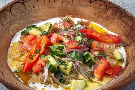 Курутоб с овощами халяль