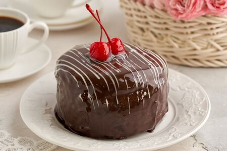 Бенто-торт Пьяная вишня