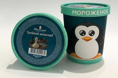 Мороженое Тройной шоколад