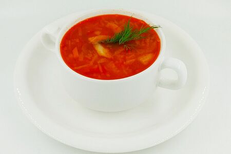 Щи с грибами и фасолью