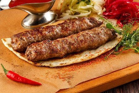 Люля-кебаб двойной в лаваше