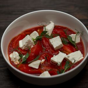 Перец, запеченный с фетой