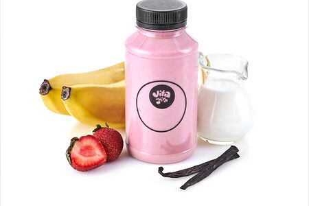 Ласси клубника-банан