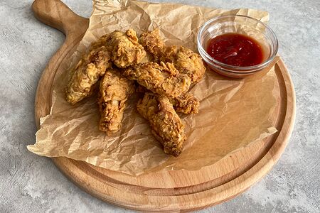 Крылышки в панировке