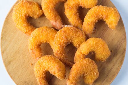 Тигровые креветки в кляре