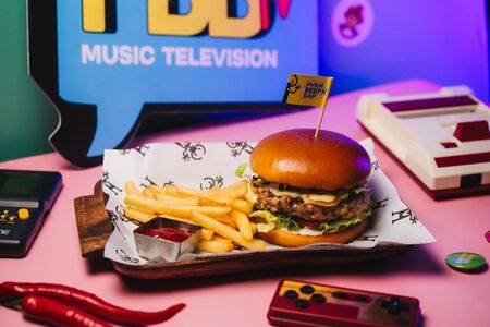 Бургер с курицей