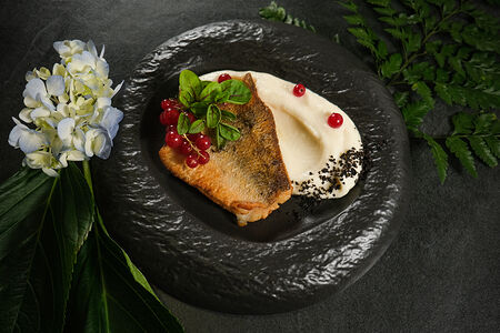 Судак на гриле