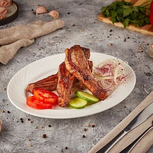 Корейка баранья на мангале