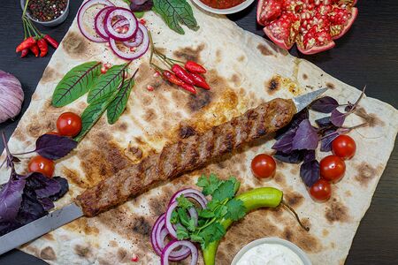 Люля-кебаб из говядины