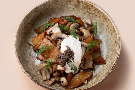 Картофель с грибами