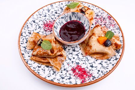 Блины с вареньем