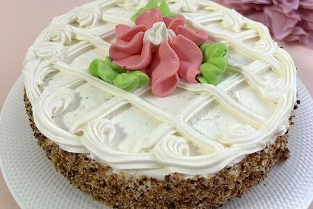 Торт Бисквитный с Кремом