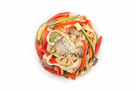 Удон с овощами