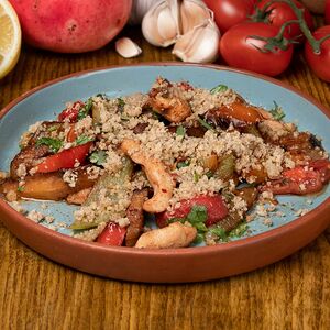 Салат Теплый из курицы