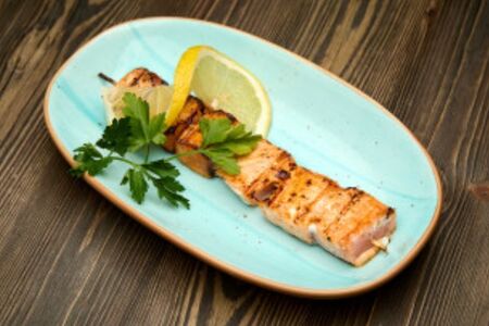 Шашлык из семги