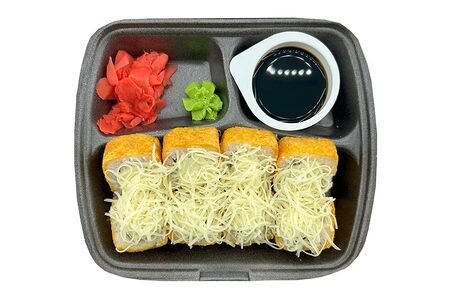 Горячий Цезарь с лососем