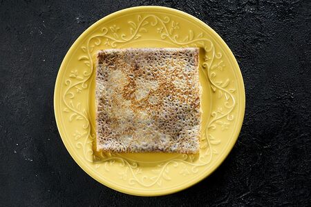 Блин с бананом и нутеллой