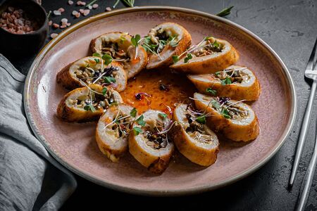 Фаршированное куриное филе