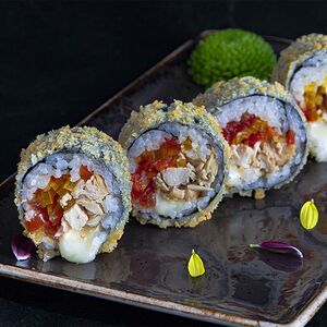 Ролл Пицца маки горячий