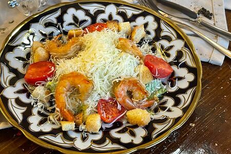 Цезарь с креветками