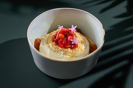 Крем-чизкейк с солёной карамелью