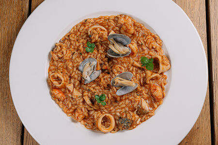 Ризотто с морепродуктами