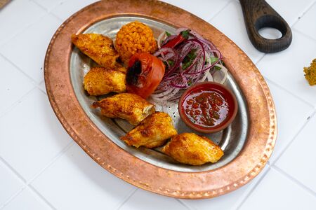 Шашлык из куриного филе