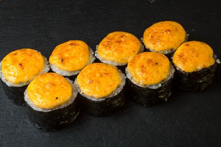 Запеченный с курицей