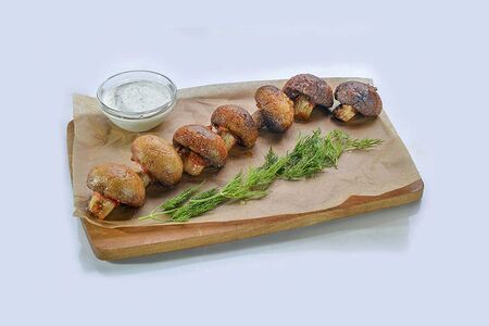 Шашлык из шампиньонов