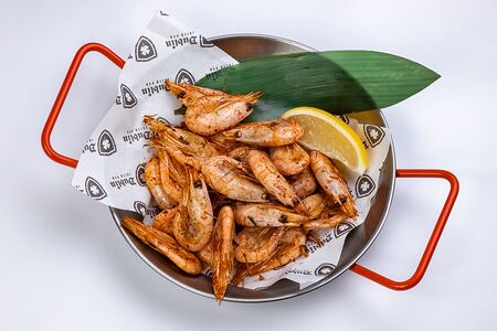 Пивные креветки Wok