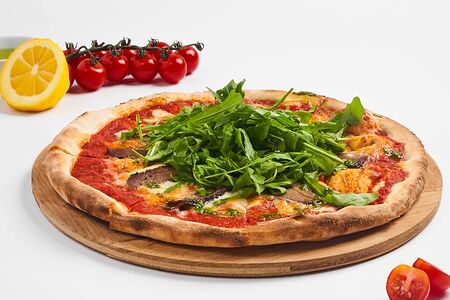 Пицца с говяжьей вырезкой