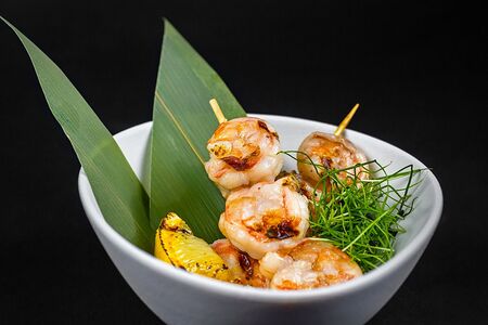 Креветки на гриле