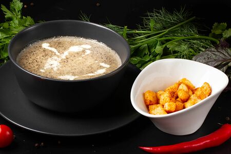 Грибной крем-суп