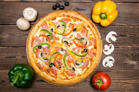 Ветчина с грибами