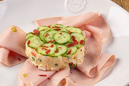 Оливье с мортаделлой