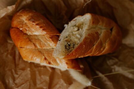 Чесночный багет