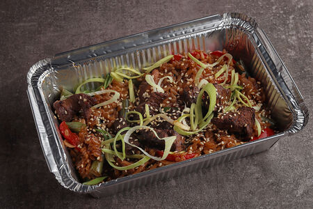 Тяхан с говядиной